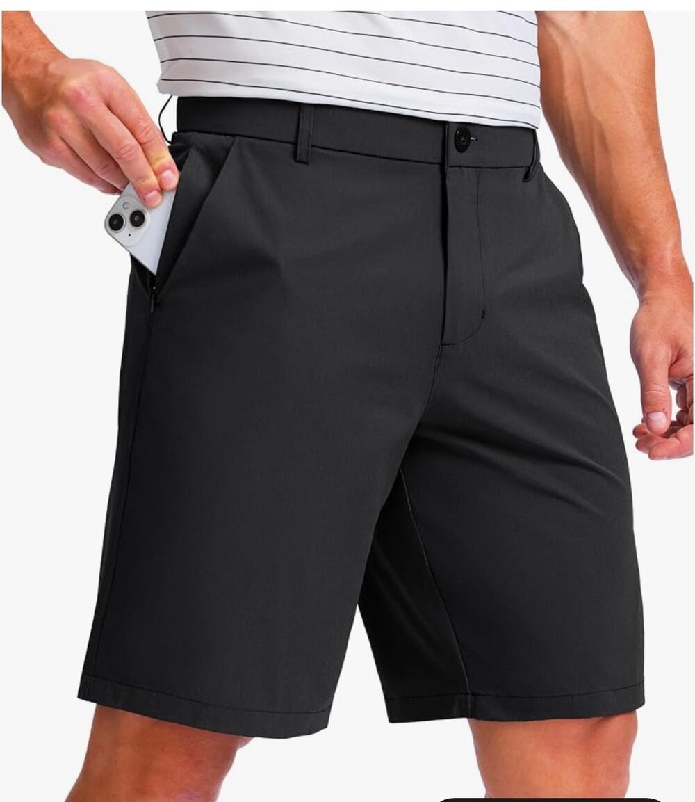 Men's Golf 7"/ 9"I/11” inseam 5 Pockets Lightweight Stretch Shorts W-36. 
-BB5